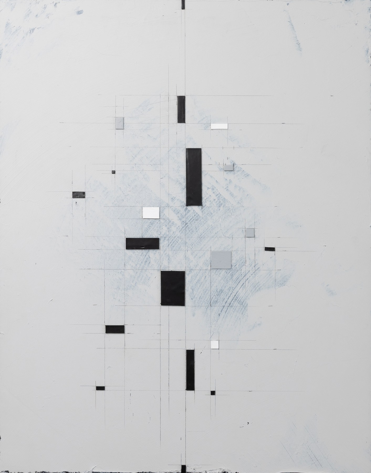 Dustin Smith — Of the Sky — acrylic & graphite on panel